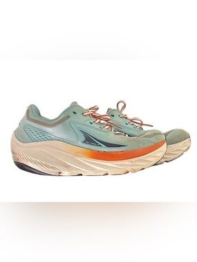 Altra Women's Seafoam Green and Orange Athletic Running Shoes